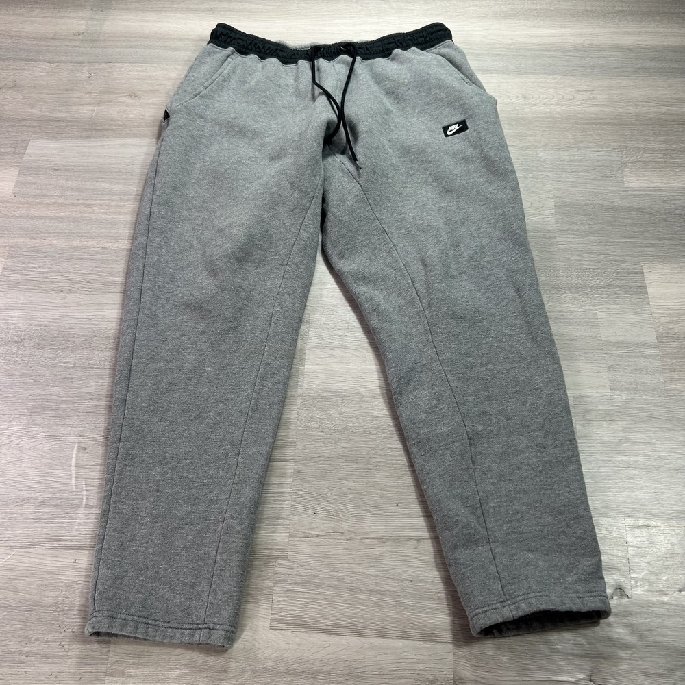 Nike Tech Fleece Joggers Mens Large Gray Sweatpants 835864-091